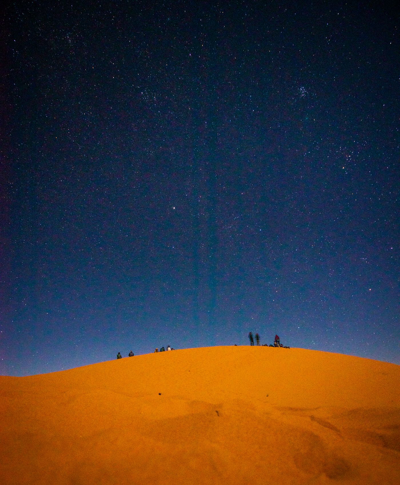 Stars over the dunes